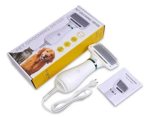 Cepillo Y Secador Para Mascotas 2 En 1